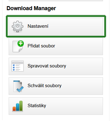 Nastavení